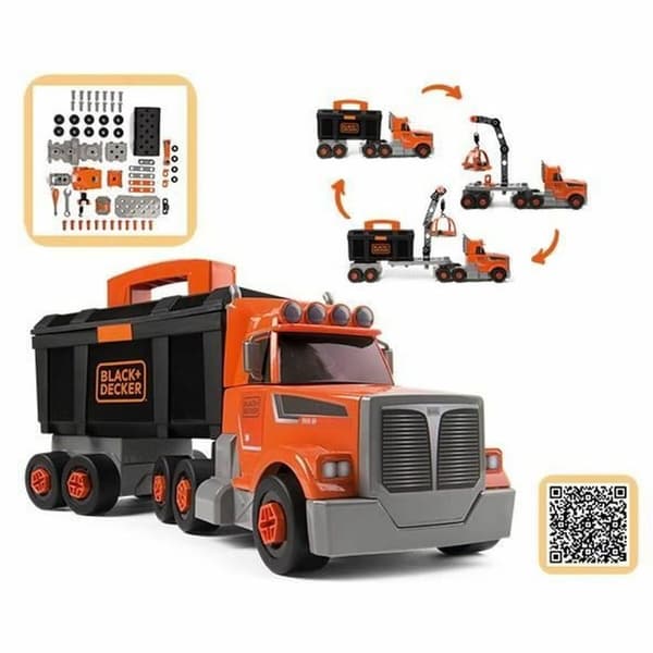 Lorry Smoby BLACK + DECKER Yellow