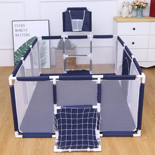 Tavalax Playpen Infant kannettava leikkikehä sininen, erittäin iso