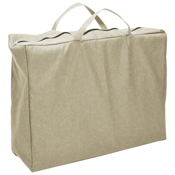vidaXL Lekhage med madrass taupe linnetyg