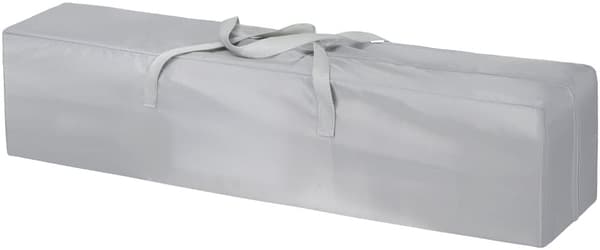 Moby-System kravlegård til babyer, aktivitetscenter til babyer, med skridsikker, stabil, beskyttende, vandtæt, bæretaske, 200 x 160 cm, grå