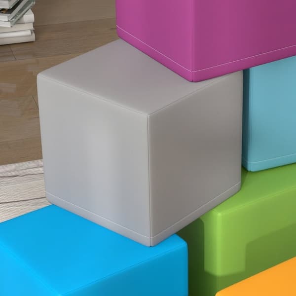 Rootz Soft Building Block Set - Vaahtomuoviharkot - Opetuslelu - Tasapainon ja koordinaation kehittäminen - 20cm x 20cm x 20cm