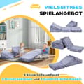 Miniatyrbillede 4 af 10: Rootz Legesofa til børn - Transformerende 5-delt sæt - Trapper & forhindringsbane - Stjernemønster - Højdensitetsskum - Nem rengøring - 50W x 50D x 27
