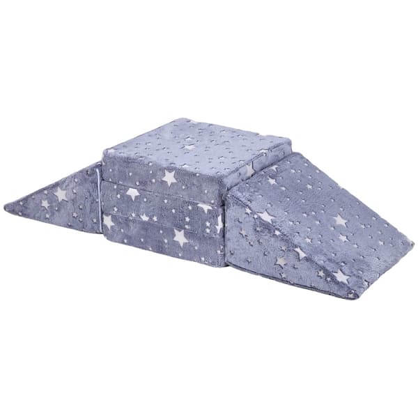 Rootz-leikkisohva lapsille - Muuttuva 5-osainen setti - Portaat ja esterata - Tähtikuvio - Tiheä vaahto - Helppo puhdistaa - 50W x 50D x 27,5K cm