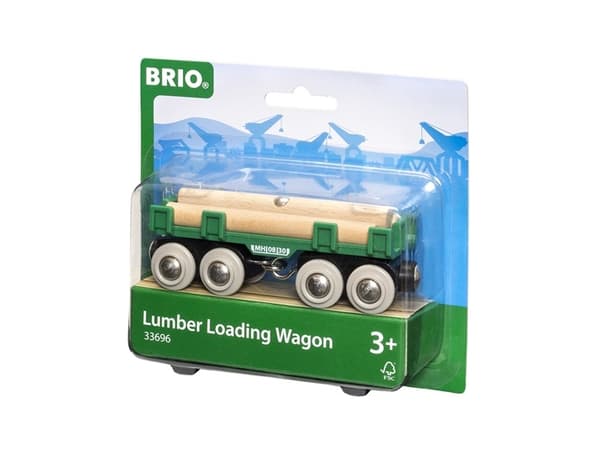 BRIO Tømmervogn m/tømmer
