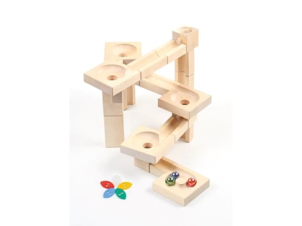 VARIS Marble Wood Ball Track Fix&amp;Lock Twister -marmorikuulakisko