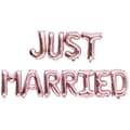 Miniatyrbild 1 av 2: Bröllopsfolieballonger - Just Married - Rosa - 36cm