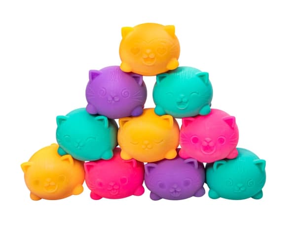 Nee Doh Teenie Cool Cats 3-pack