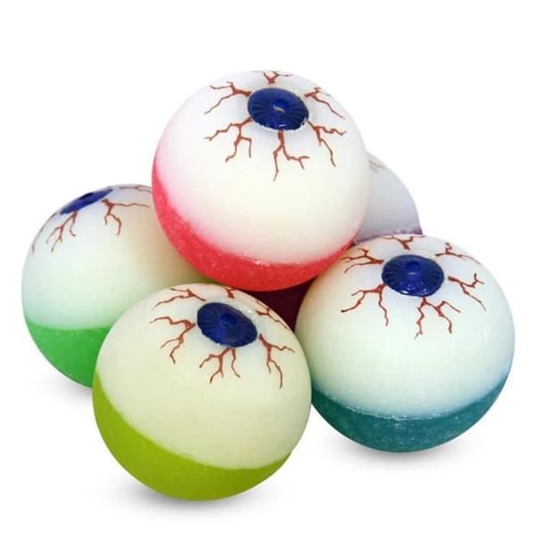 Fosforescerande magisk boll med öga - Phospho Eye 35mm - Vit - För vuxna och barn från 3 år