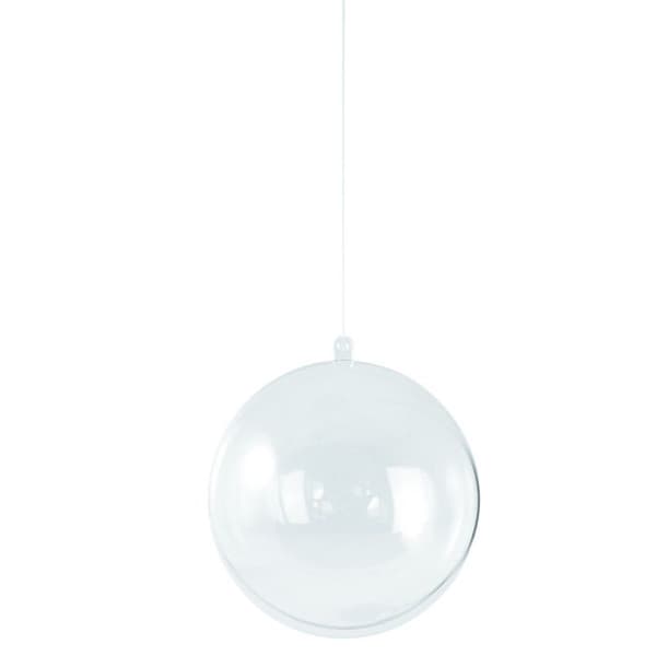 Leksak - RAYHER - Plastkula - 2 st - 5cm ø - kristall