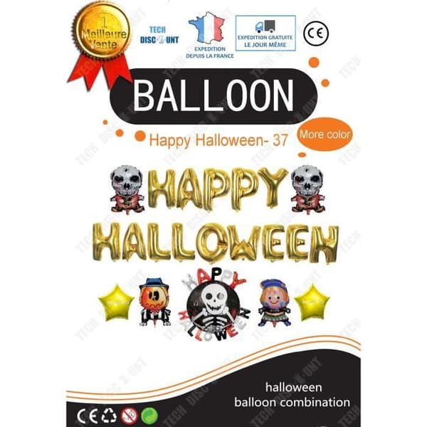 TD® ballongdekoration födelsedag glad halloween flicka 3 år gammal barn pojke baby festvägg inomhus utomhus grattis på födelsedagen
