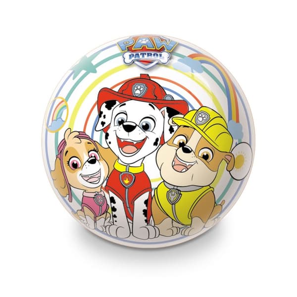 Paw Patrol Gummiboll 23cm Mondo - Vit