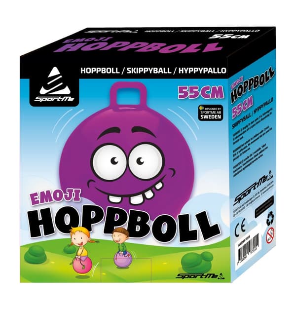 Hoppboll Funny Face Lila
