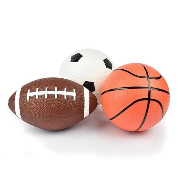 Sats med 3 minibollar för sport