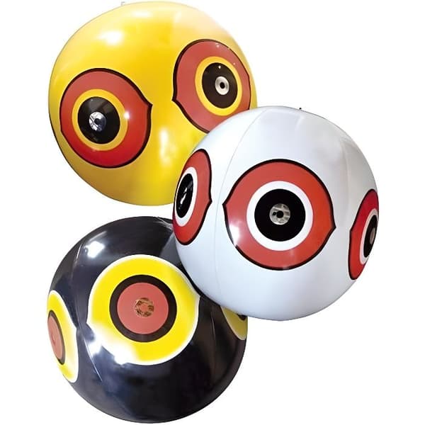 Set med 3 uppblåsbara skrämselballonger - RIBILAND - Flerfärgad - Vuxen - Diameter 60/41cm
