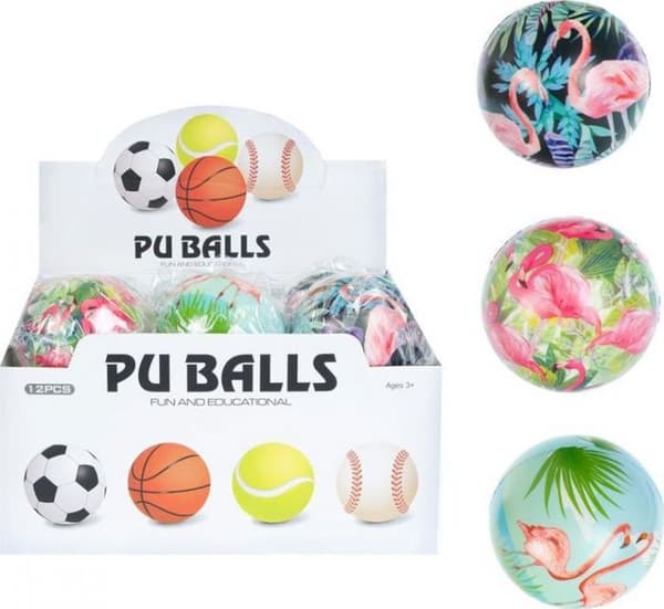 Boll - kula - ball Mega kreativ - 66-6 - MC BOLL ANTI-STRESS FLAMING 10CM MIX3 12/96/192