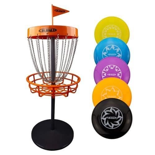Mini Basket Set - GURU - Disc Golf - Inomhus - 5 mini-diskar - Lätt att transportera