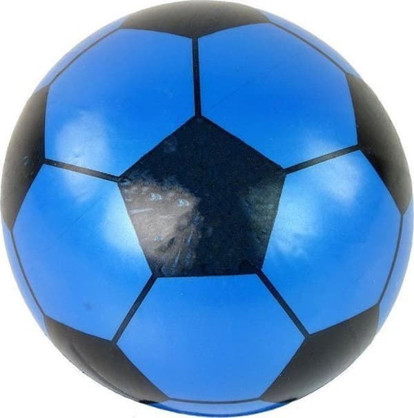 Boll - kula - ball Leantoys - 15934 - Blå svart gummi stor 23 cm lätt