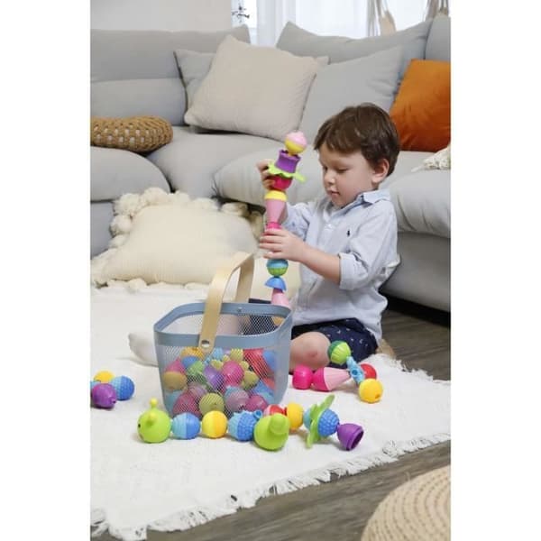 Lalaboom Animals Sensory Ball Block Set 6 st.