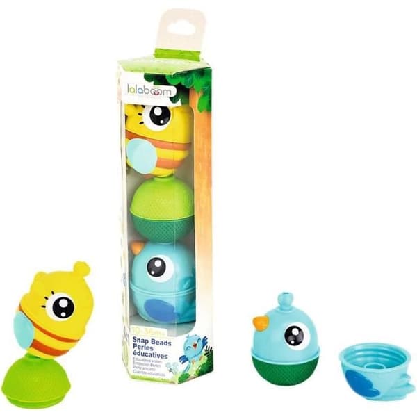 Lalaboom Animals Sensory Ball Block Set 6 st.