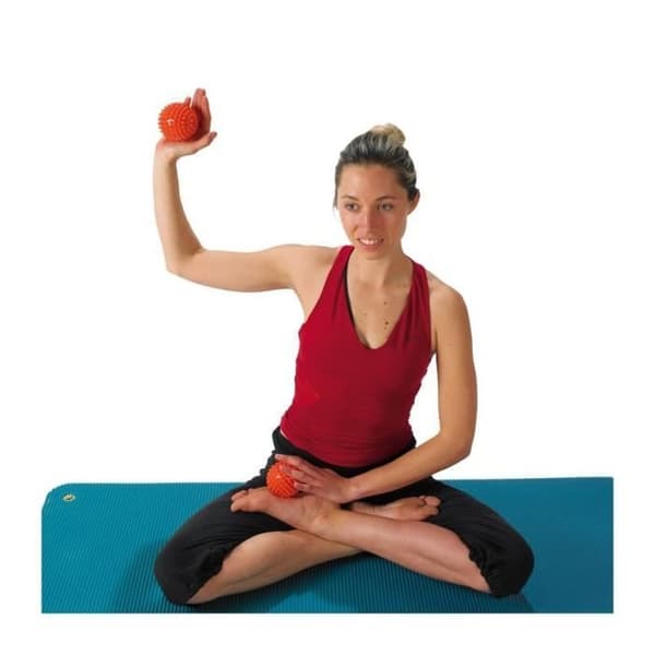 Orange Soft Spiked Ball 8cm - SVELTUS - Fitness - Vuxen - Blandat