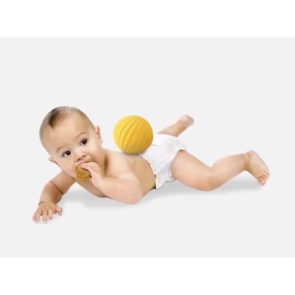 Blue Sensory Ball - LUDI - For Baby - Mjuk och lätt plast