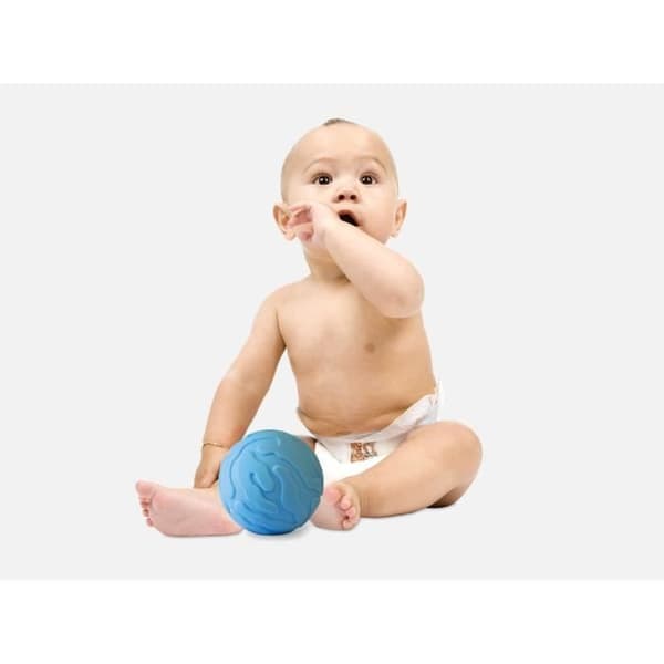 Blue Sensory Ball - LUDI - For Baby - Mjuk och lätt plast