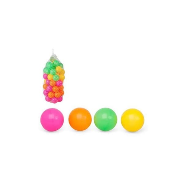 Färgade lekhagebollar 115692 (40 uds) - BigBuy Fun