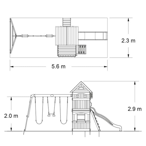 BYD - Lekställning - Altantic playset