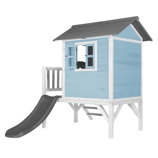 AXI - Playhouse Lodge XL Caribbean Blue - Grå Rutsjebane