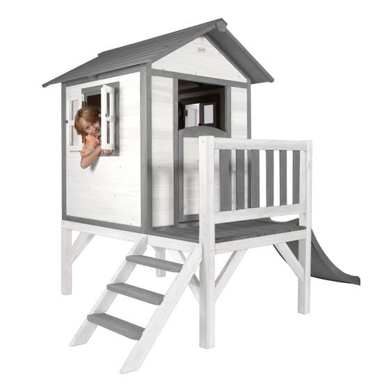 Axi - Playhouse - Lodge XL Classic - Harmaa liukumäki