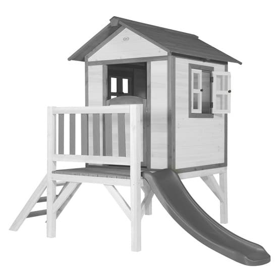 Axi - Playhouse - Lodge XL Classic - Harmaa liukumäki