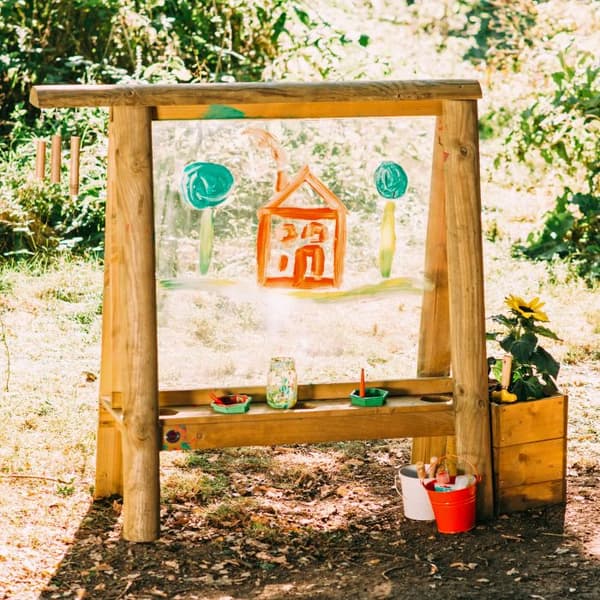 Plum Discovery Create Easel för utomhusbruk för barn
