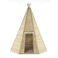 Miniatyrbild 1 av 4: Plum Tipi Lekstuga i trä för barn 220 x 220 x 320 cm