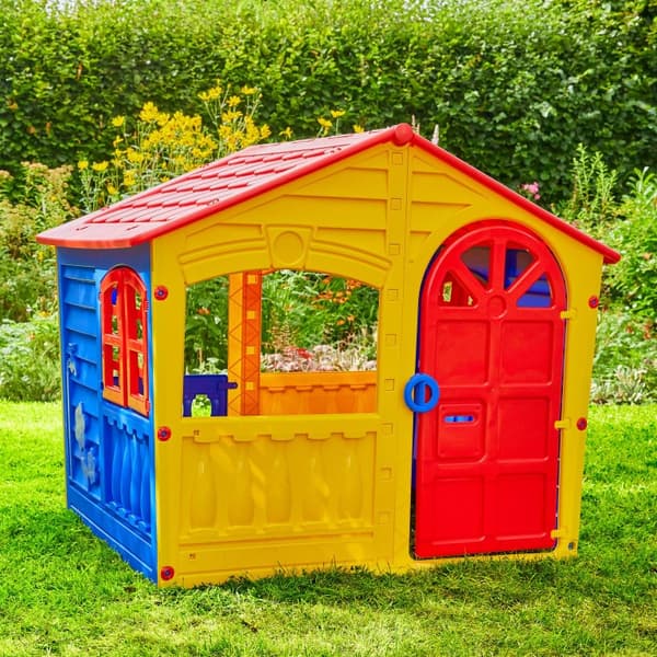 The House of Fun Lekstuga i plast, flerfärgad