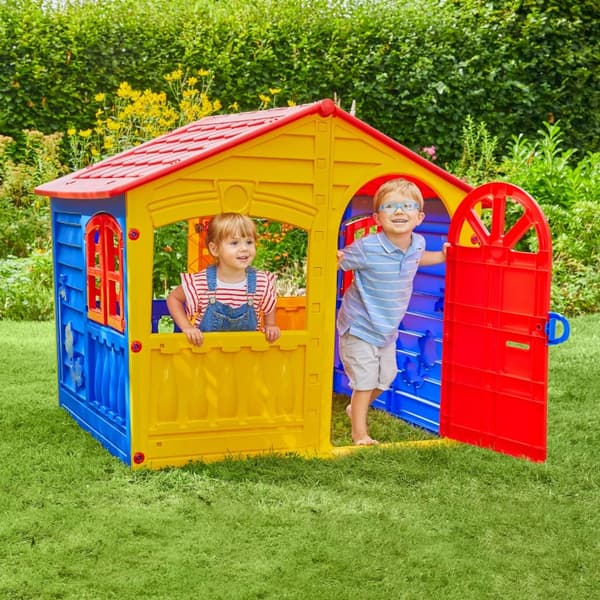 The House of Fun Lekstuga i plast, flerfärgad