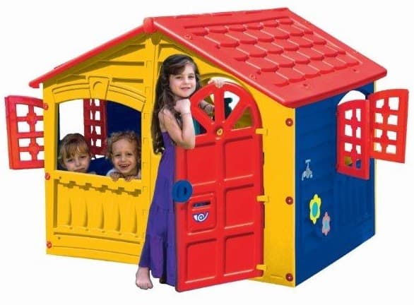 The House of Fun Lekstuga i plast, flerfärgad