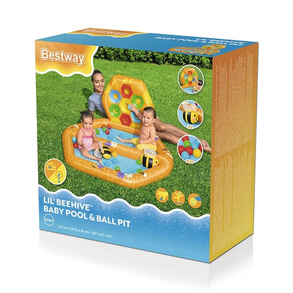 Pool med Bolde Bestway 127 x 119 x 61 cm Bi