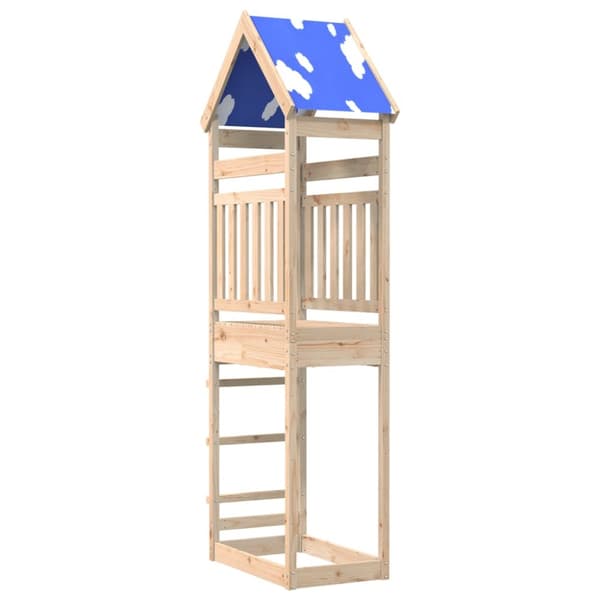 The Living Store legetårn 85x52,5x265 cm massivt fyrretræ -  Legehuse