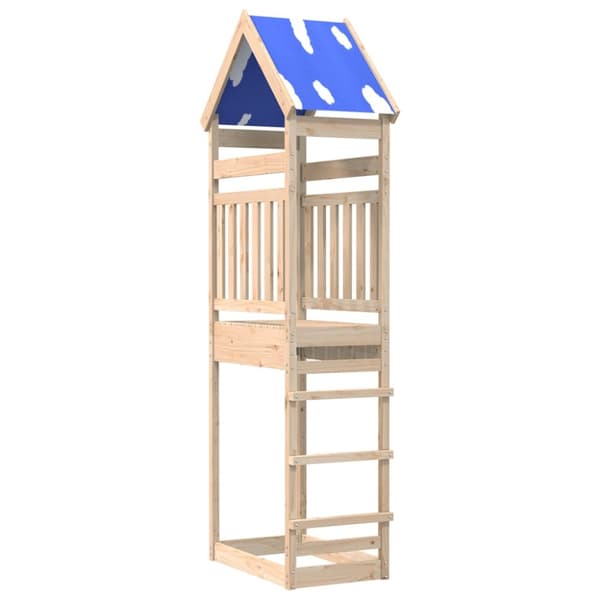 The Living Store legetårn 85x52,5x265 cm massivt fyrretræ -  Legehuse