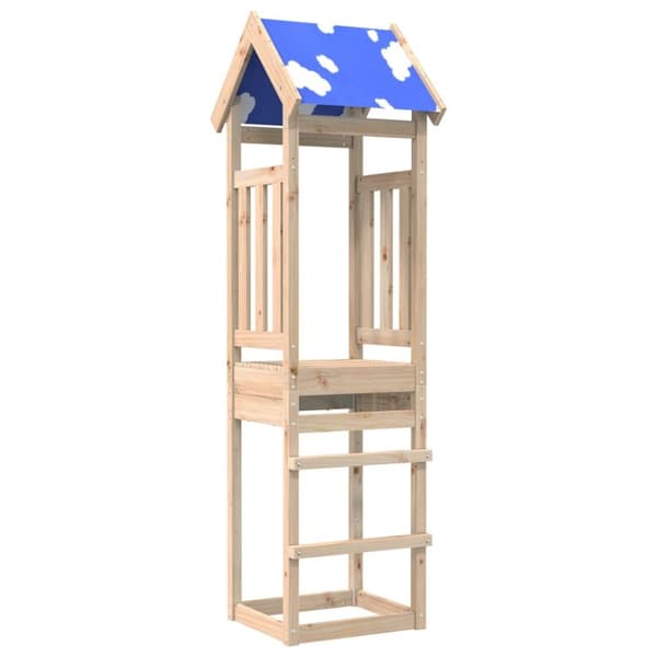 The Living Store legetårn 52,5x46,5x208 cm massivt fyrretræ -  Legehuse
