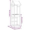 Miniatyrbild 9 av 9: The Living Store Lektorn 52,5x46,5x195 cm impregnerad furu -  Lekstugor