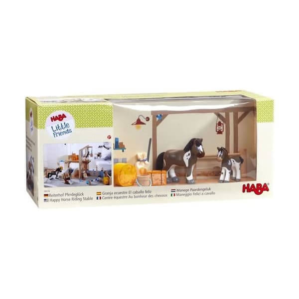 Byggset - HABA - Ridskola - Höjd 30 cm - Inomhus - Från 3 år och uppåt
