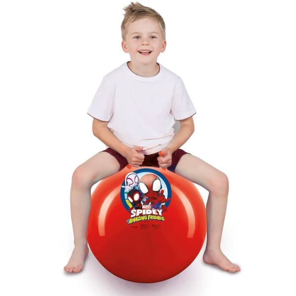 Hyppäävä pallo Spidey Ø 45 cm Punainen (10 osaa)