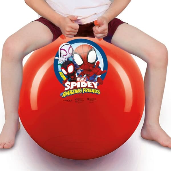 Hyppäävä pallo Spidey Ø 45 cm Punainen (10 osaa)