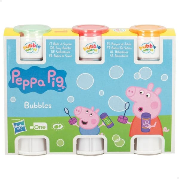 Bubble blower set Peppa Pig 3 Delar 60 ml (24 antal)