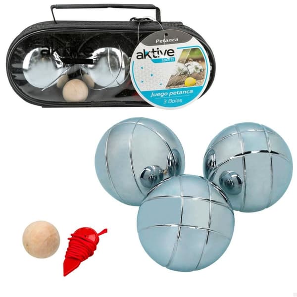 Boulespel Aktive Trä Nylon Metall 6 antal