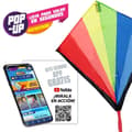 Miniatyrbild 3 av 4: Komet Eolo Pop-Up Diamond 56 x 59 x 2 cm