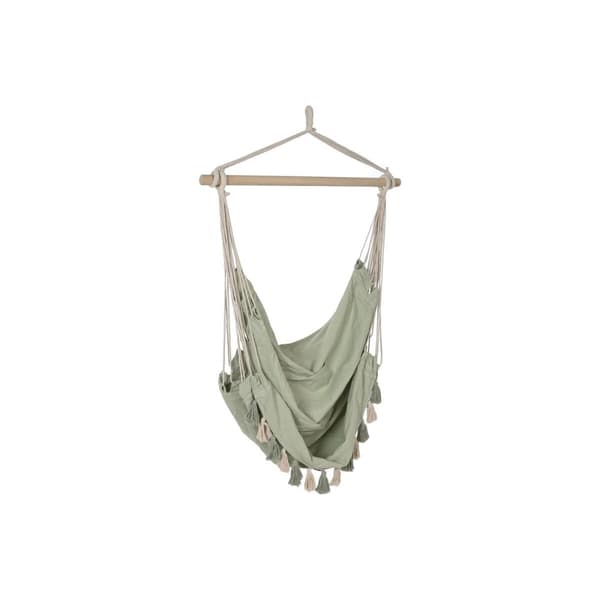 Puutarhatuoli Home ESPRIT Grønn Bomull Tre 100 x 50 x 135 cm