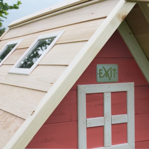 EXIT Fantasia 100 legehus i træ - rød