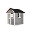 Miniatyrbild 3 av 11: EXIT Loft 100 lekstuga av trä - grå